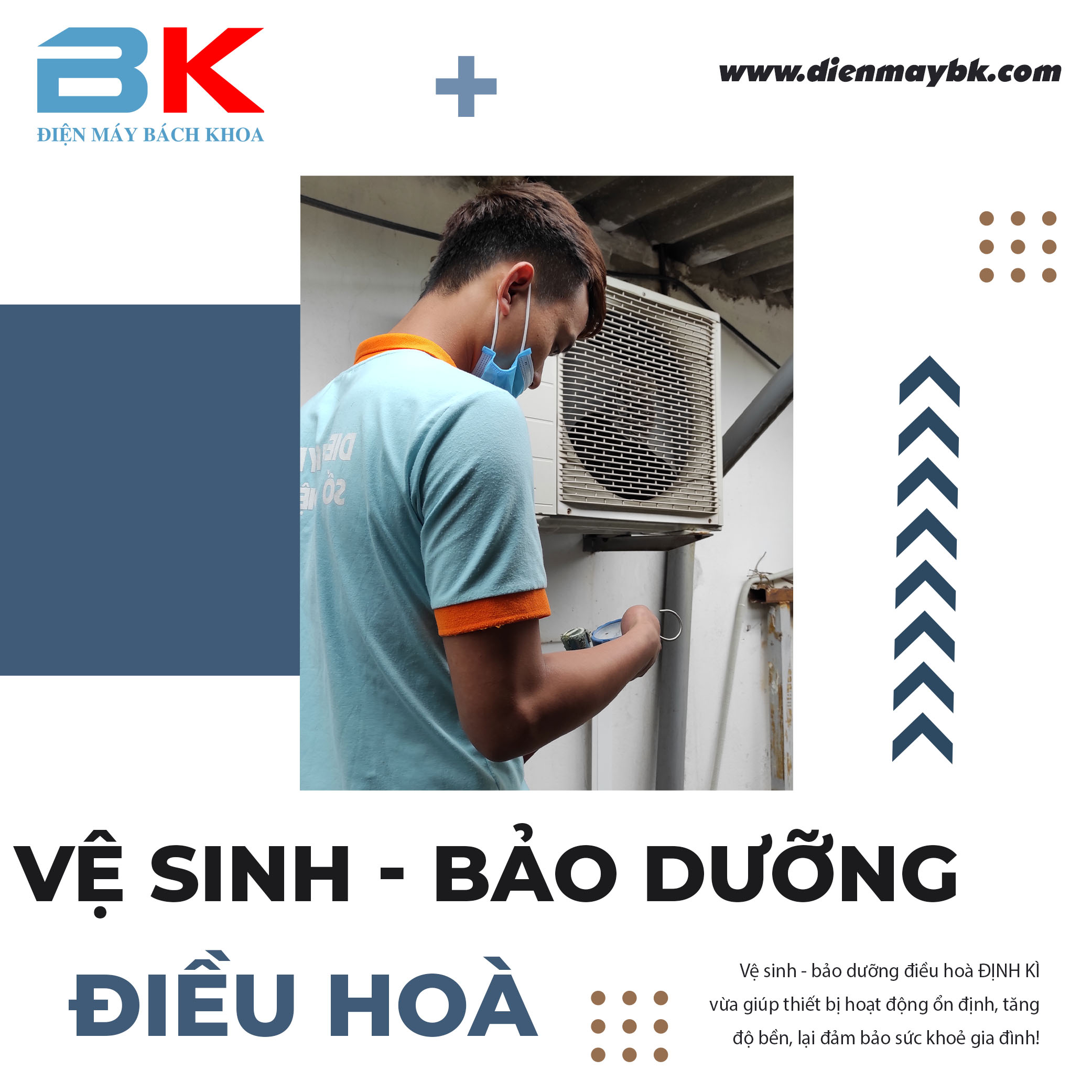 Vệ sinh bảo dưỡng điều hoà bk